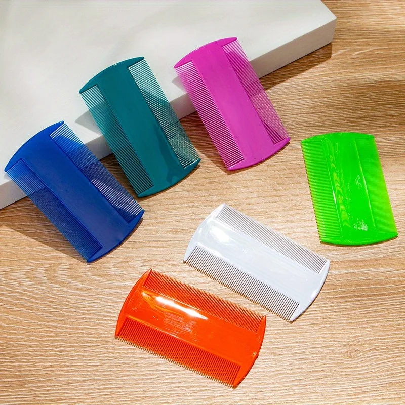 Cepillo de plástico de doble cara para perros, 3 piezas, antipulgas e insectos, eliminación de huevos, accesorios para perros - imagen 4