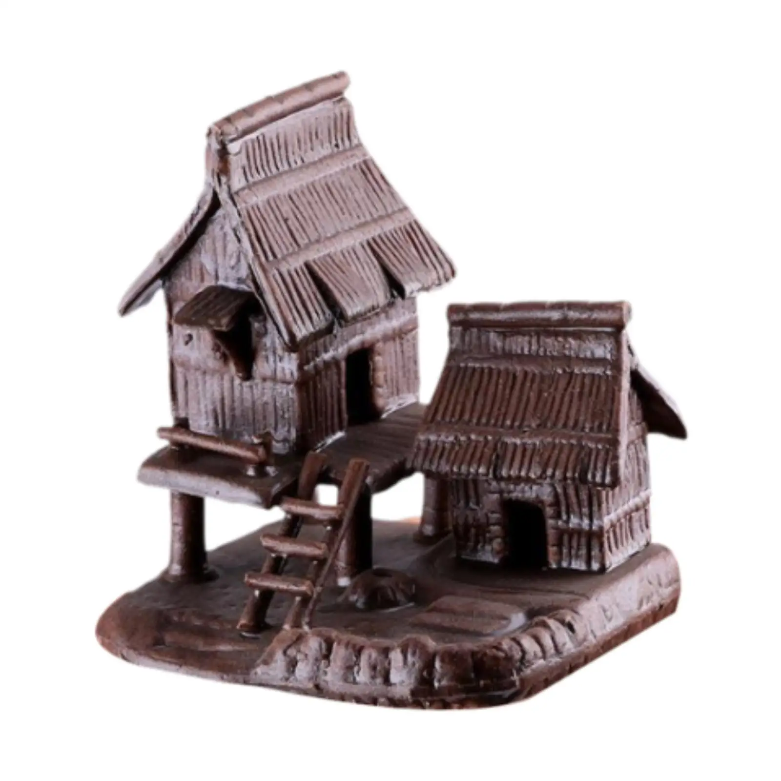Aquarium Decor Fish Tank Decoration Traditional Chinese Building Sculpture Aquarium Accessories Sturdy Hideout House for Home