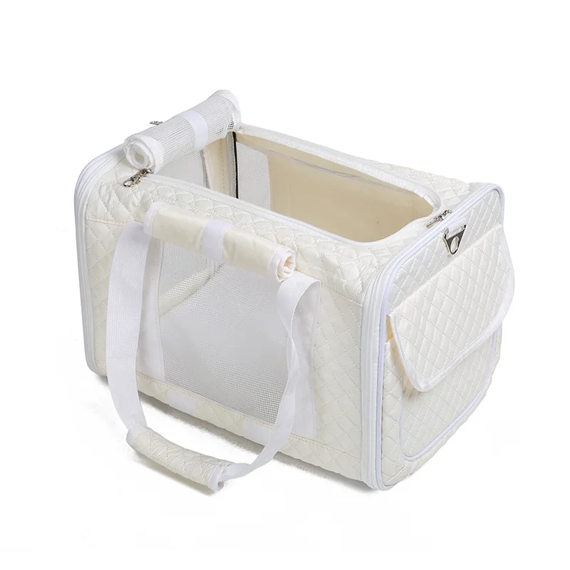 Xiaoxiangfeng Bolsa para gatos, bolso de viaje plegable para mascotas, suministros para gatos y coches de viaje para mascotas - imagen 5