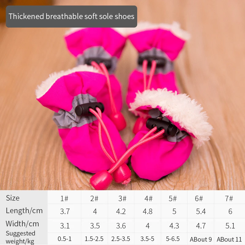 4 unids/set zapatos impermeables para perros botas de lluvia antideslizantes calzado para gatos pequeños perros cachorros botines para mascotas accesorios para patas de mascotas - imagen 2