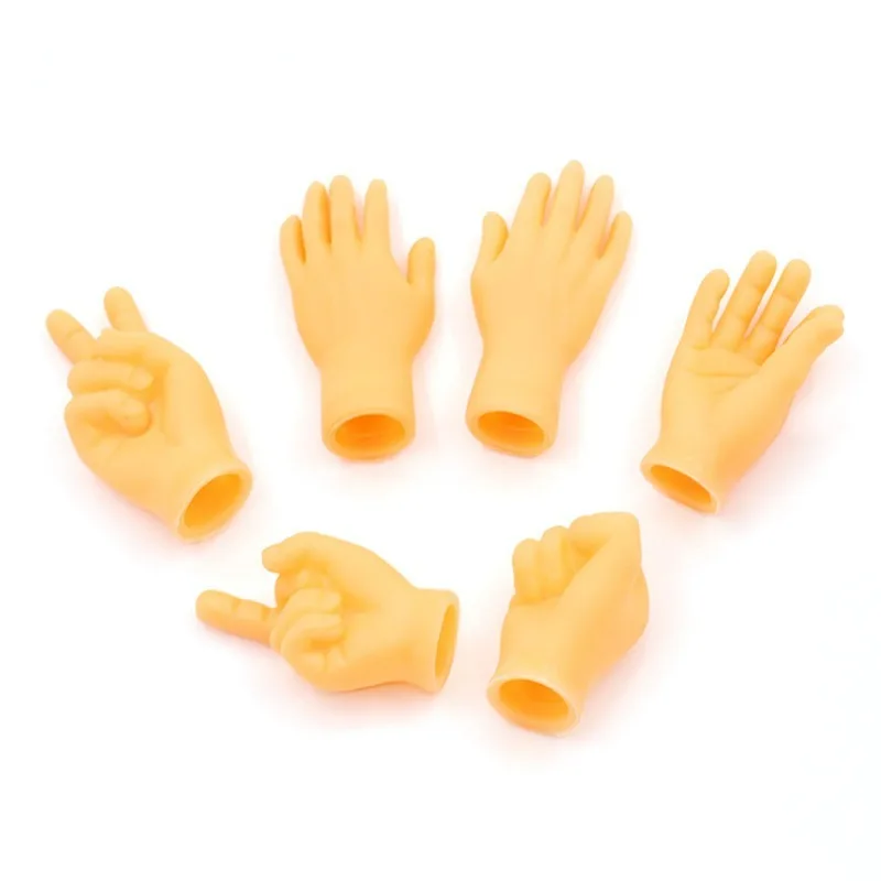 2 unids/set Mini funda para el dedo pequeño, guantes de plástico para gatos y mascotas, masaje de manos pequeñas derechas, variedad de estilos, cubiertas divertidas para dedos de gato - imagen 4