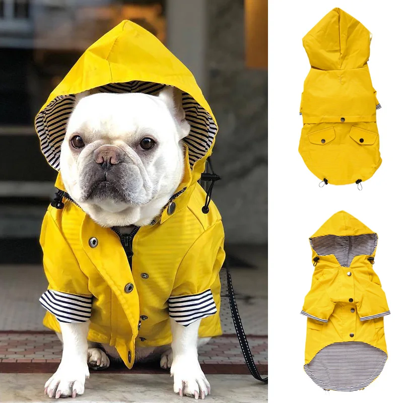 Chubasquero impermeable para mascotas, ropa para perros pequeños y medianos, Bulldog francés, Pug, Corgi, Pitbull