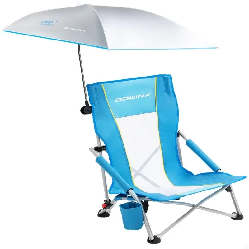 Silla plegable de camping con sombrilla ajustable para perros - imagen 2