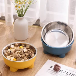 Comederos inoxidables antideslizantes y desmontables perros y gatos