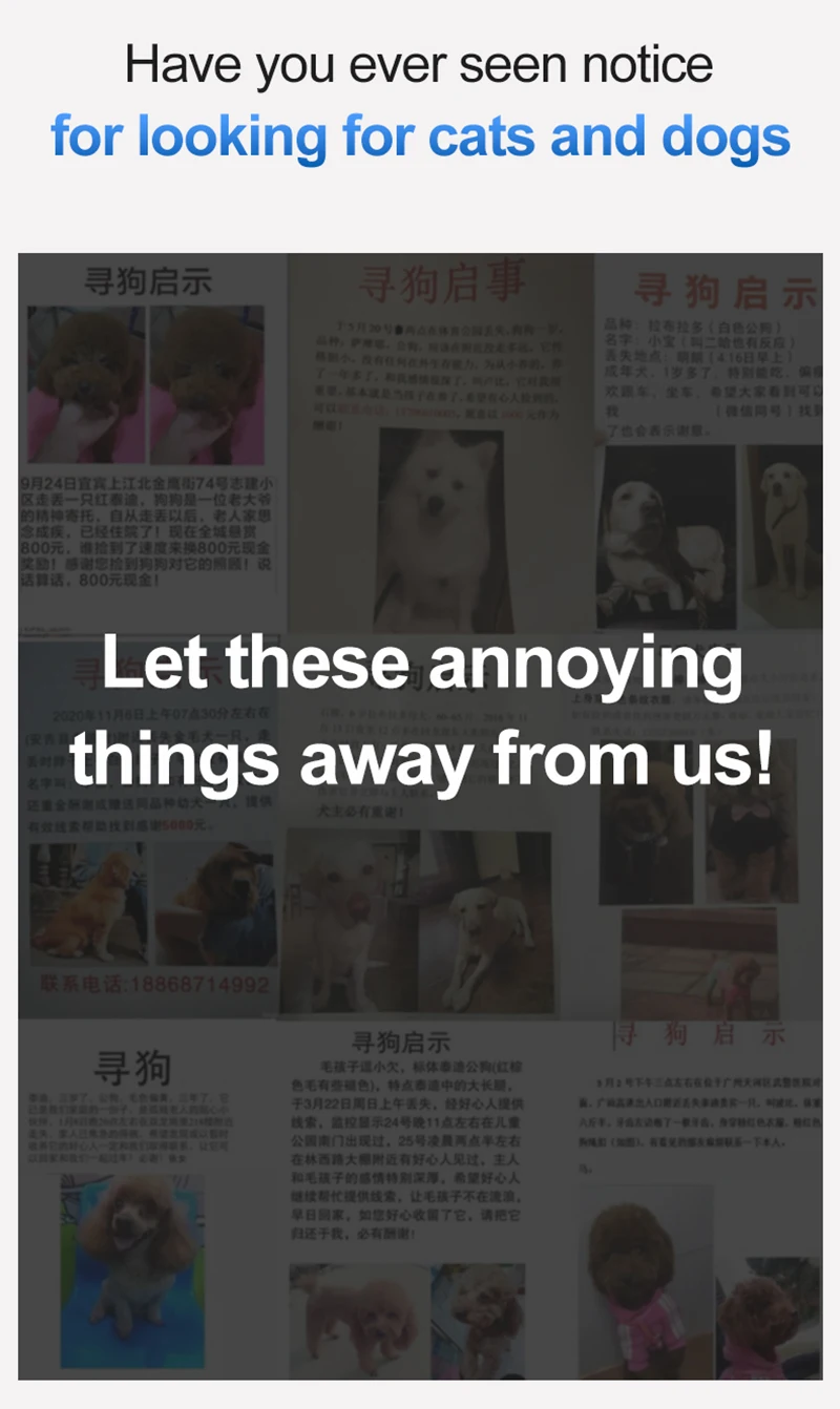 Una pantalla con muchas fotos de perros y gatos