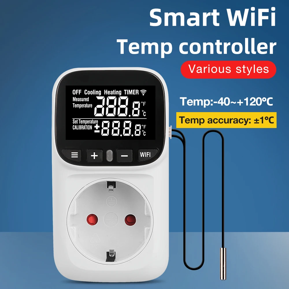 Termostato WiFi para gatos y perros – Calor, frío o temporizador