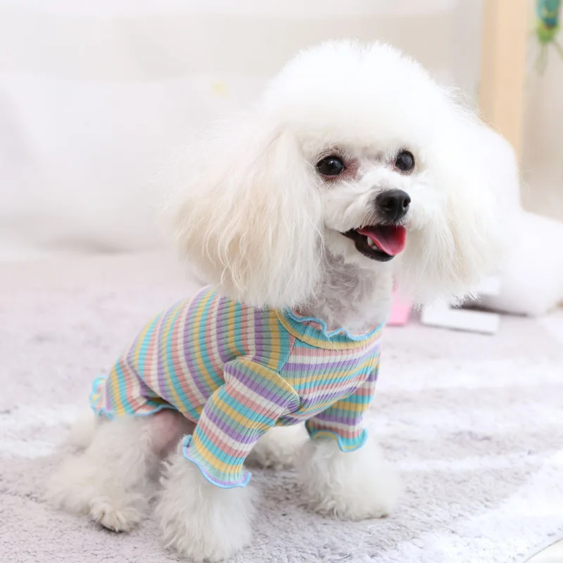 Ropa para perro, chaleco para cachorro, camiseta bonita, falda para mascota, vestido de fondo, disfraz para perro, ropa para cachorro, Primavera - imagen 3