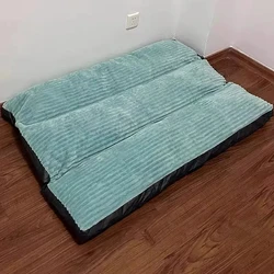 Cama cálida para perros – Estera pana lavable desmontable invierno