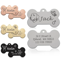 Placa identificativa personalizada para perro y gato – Etiqueta de collar