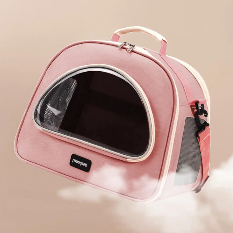 Bolsa transportadora portátil para gatos, transportador transpirable para perros pequeños, gatos, viaje al aire libre, bolso de hombro para gatos, traje para gatos de 6kg - imagen 2