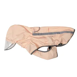 Poncho impermeable con capucha para perros pequeños y grandes