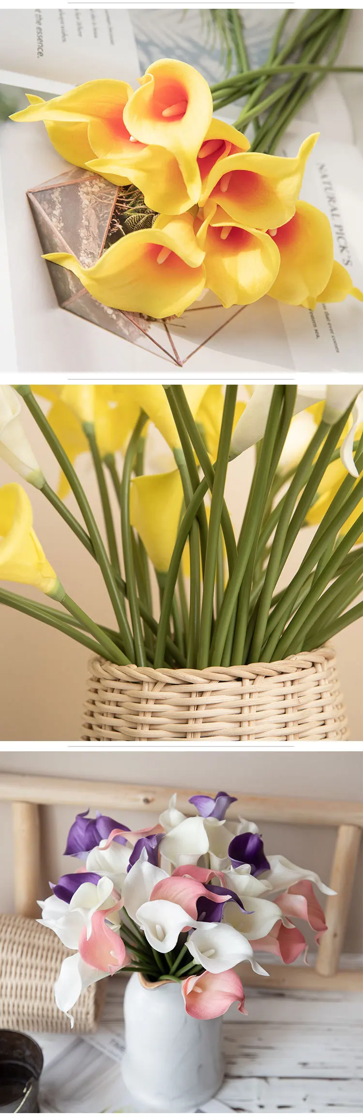 Ramos Lirio Cala para Decoración - boda