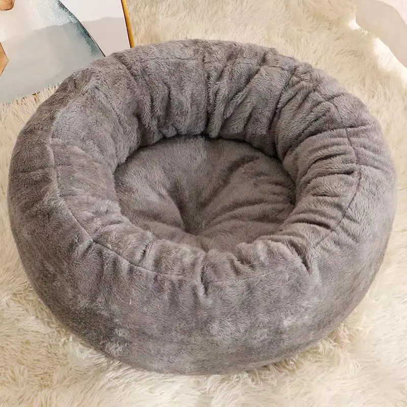Estera Universal para mascotas para todas las estaciones, casa para gatos, cama cálida de invierno, nidos para perros, nido redondo para interiores, casa para perros que se puede limpiar - imagen 4