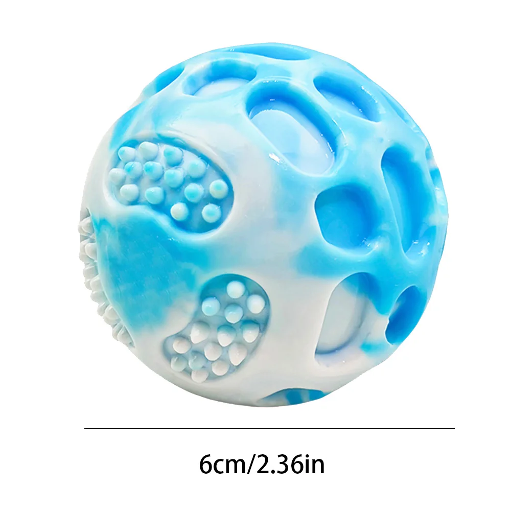 Pelota de juguete para masticar para perros, juguete molar indestructible para perros, buster interactivo para aburrimiento, juguete duradero para limpieza de dientes para pequeños y medianos - imagen 5