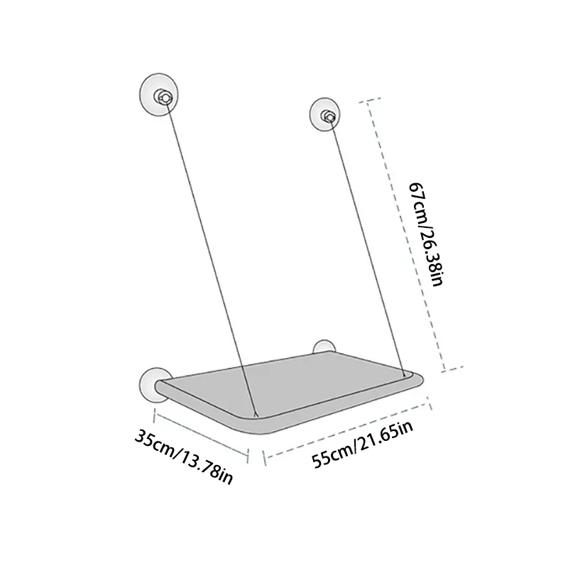 Hamaca con ventana para gatos ultrasuave, cama acogedora tipo nube para siesta, montaje seguro, ahorro de espacio y Ideal para disfrutar de los paisajes - imagen 4