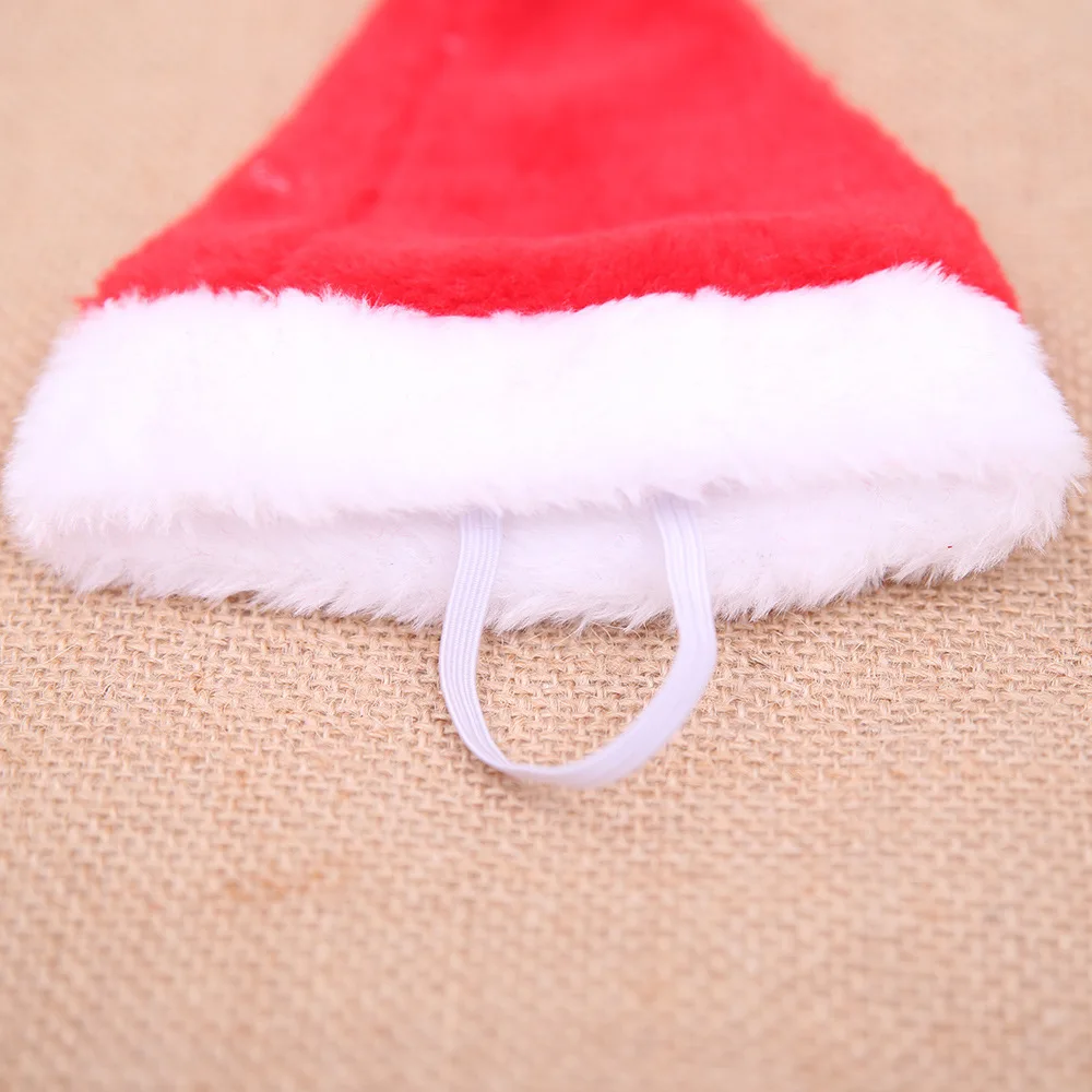 Sombrero de Papá Noel para perros y gatos, sombrero de Navidad para cachorros pequeños, adornos de disfraces de vacaciones, accesorios de Cosplay, gorras, suministros para fiestas de Navidad para mascotas - imagen 4