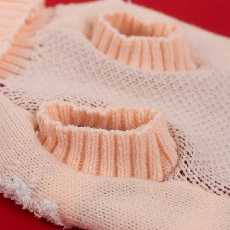 Suéter de punto grueso para mascotas, Sudadera con capucha de Navidad, patrón cálido, ropa para perros y gatos, ropa para Cachorros para perros pequeños, otoño e invierno, nuevo - imagen 4