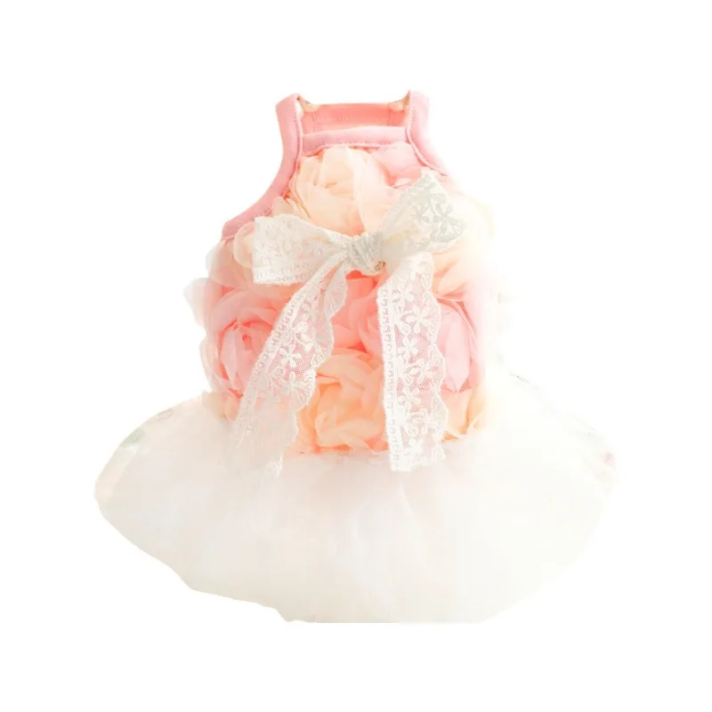 Vestido princesa de tul transpirable y cómodo para perro pequeño - imagen 3