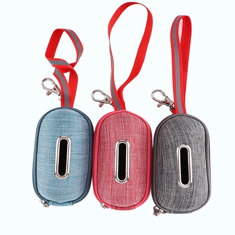 Dispensador de bolsas para excrementos de perro, soporte colgante para bolsas de basura para caminar al aire libre, Herramientas de limpieza para mascotas - imagen 2