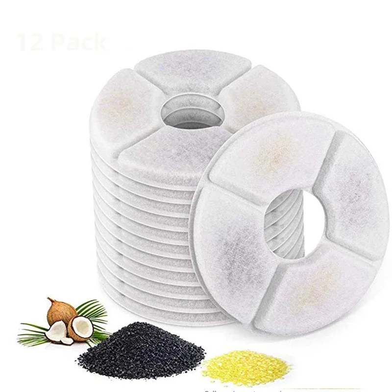 Detalle del filtro de fuente para gatos visto de cerca