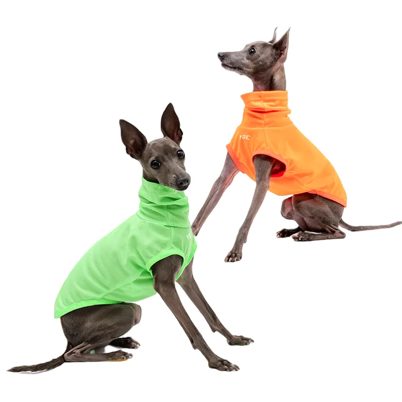 Italia little Greyhound Betlington Ropa Protector solar de verano iIsect Chaleco repelente Mid Dogs Street Jacket Poodle Light T-shirt