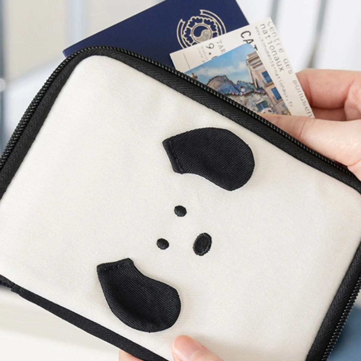 Funda para pasaporte de dibujos animados a la moda, funda para pasaporte con estampado bonito para niñas y niños, tarjetero de identificación, billete de viaje - imagen 3