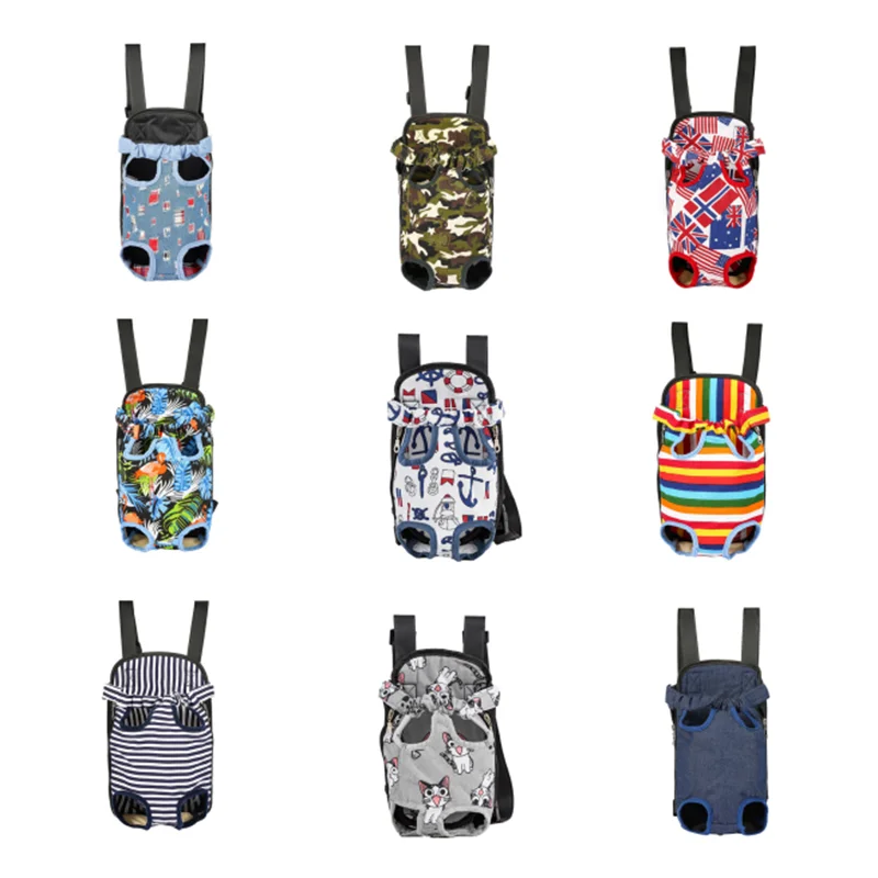 Mochila transpirable para transportar gatos/perros, bolso de hombro portátil de viaje para mascotas con correa para el pecho, duradero y manos libres - imagen 3