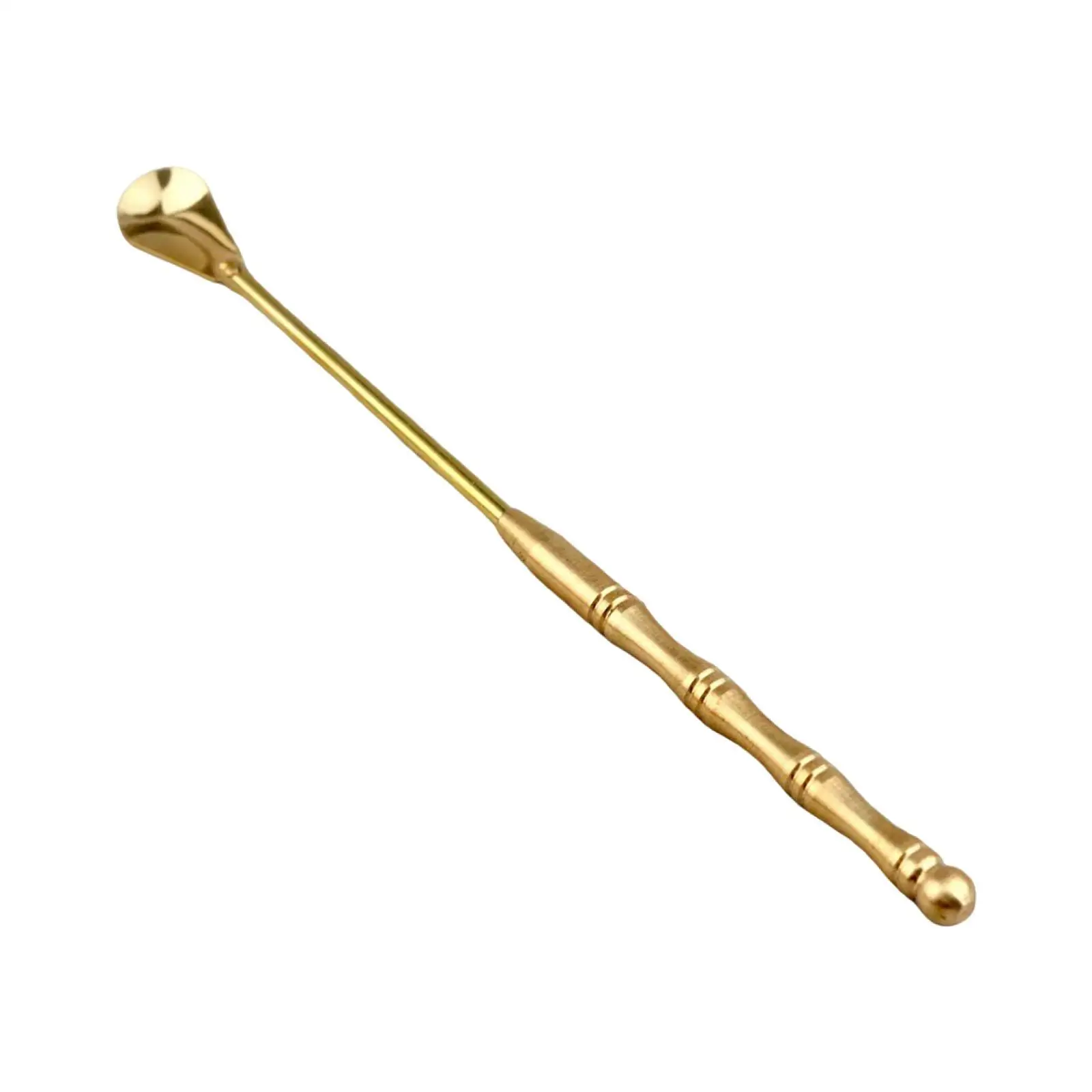 Copper Incense Spoon Incense Equipment Long Handle Professional for Incense Burner for Meditation Festivals Party Room