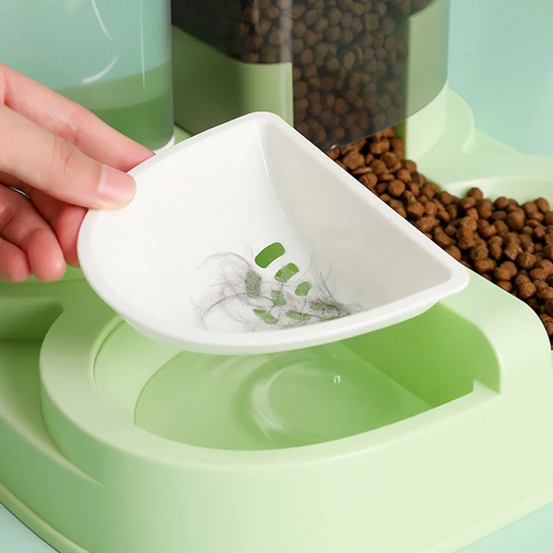 Comedero y bebedero automático de gravedad para gatos y perros