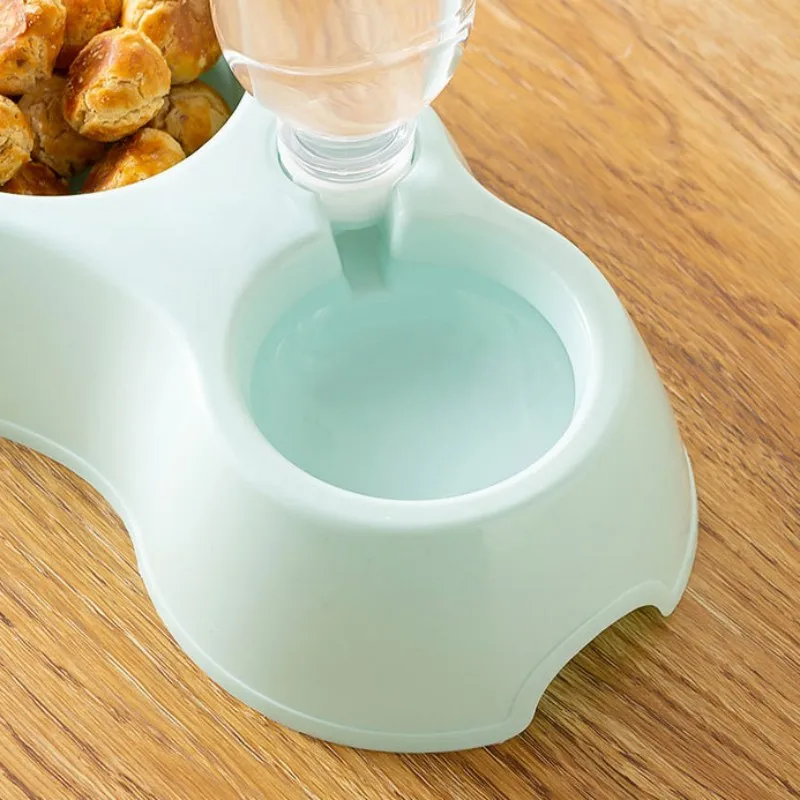 Cuenco para perros, cuencos dobles para alimentación de perros, contenedor de comida para perros con botella de agua, cuenco para gatos, cuencos de agua automáticos para perros, alimentador para cachorros - imagen 4