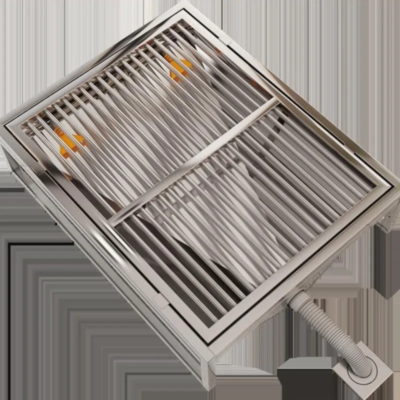 Inodoro automático de acero inoxidable para perros, drenaje directo de alcantarillado, lavado integrado, producto de limpieza para mascotas, accesorios para arena - imagen 3