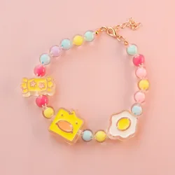 Collar elástico ajustable para perro y gato - Motivo floral