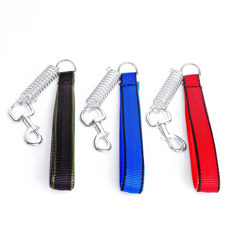 Correa corta de acero inoxidable para perros grandes, Correa cómoda de 45cm para caminar - imagen 3