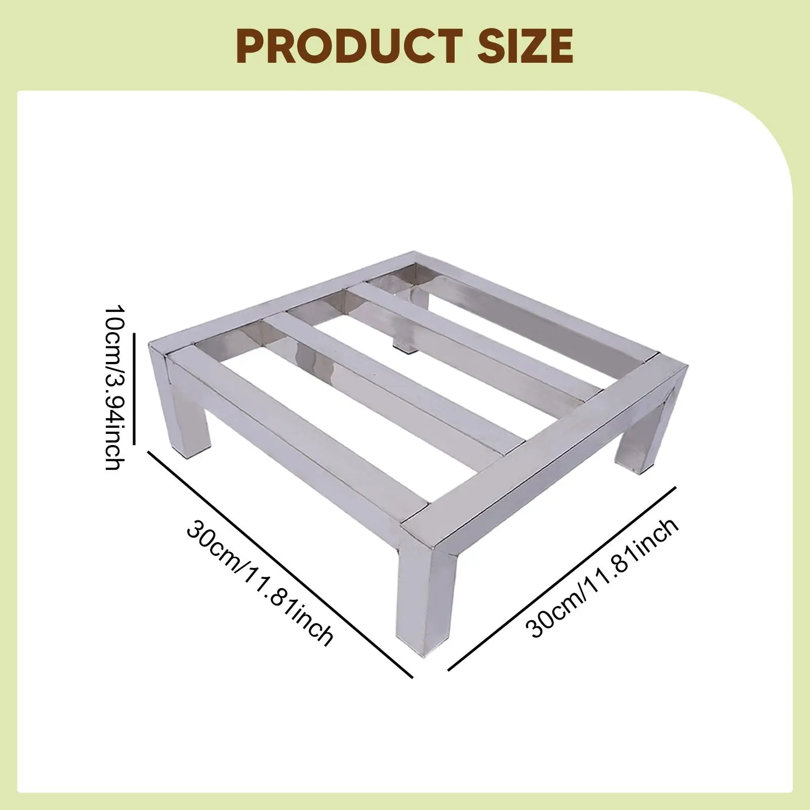 Soporte cuadrado multifunción para gatos y perros – Base elevada - imagen 4