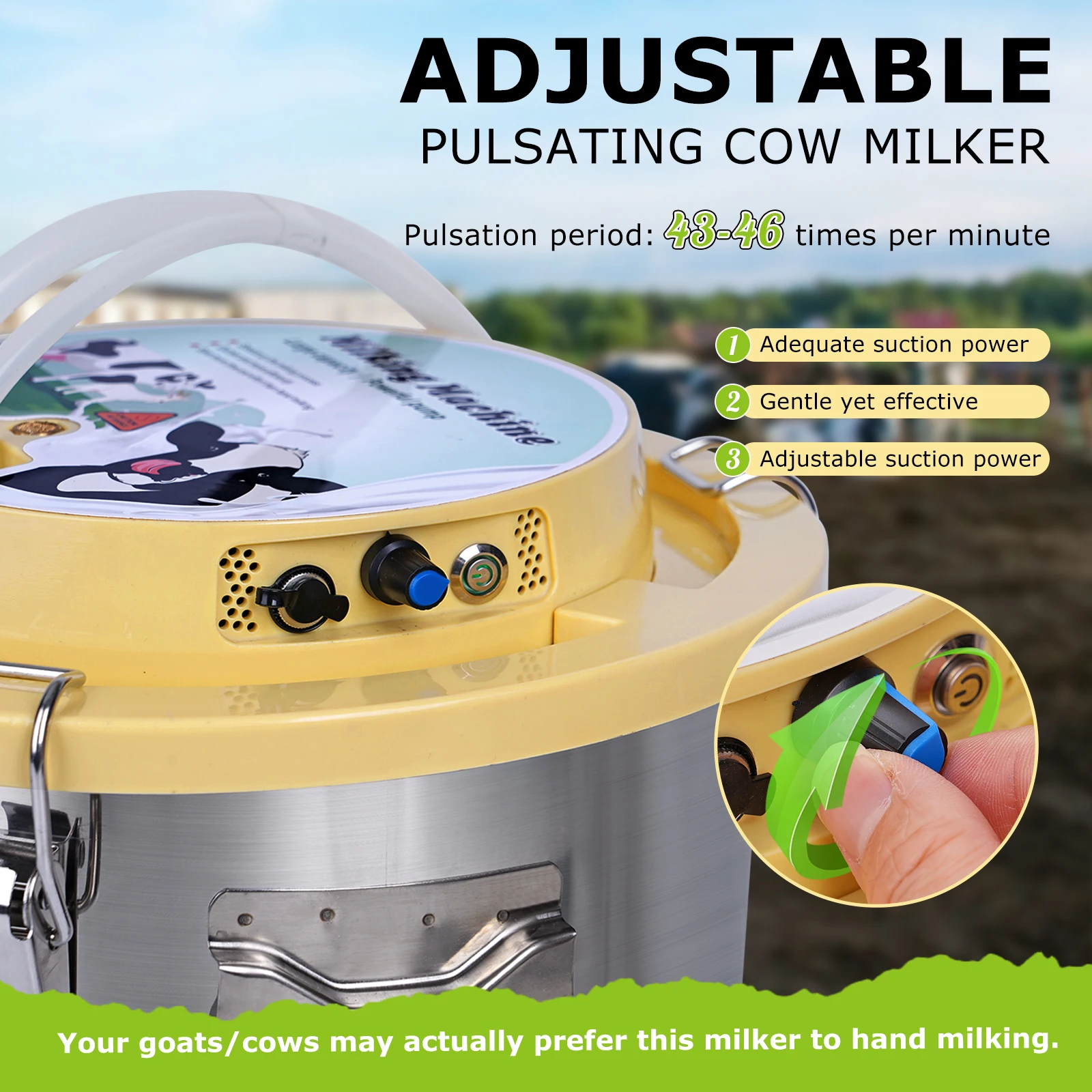 Ordeñadora eléctrica para ovejas y vacas - imagen 3