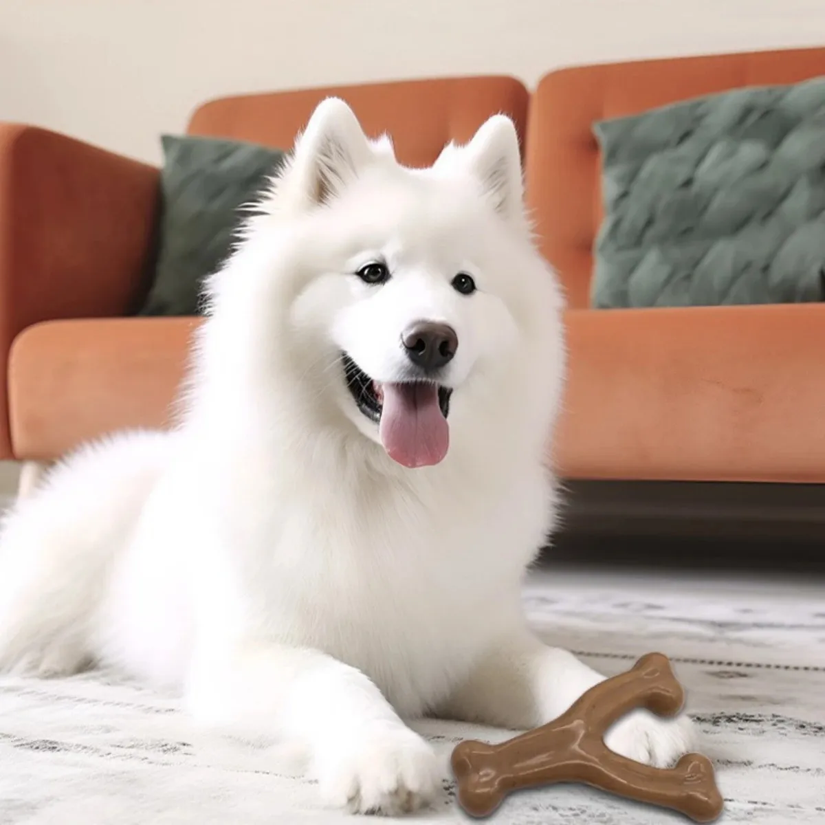 Hueso masticable duradero de nailon para perros medianos y grandes - imagen 2