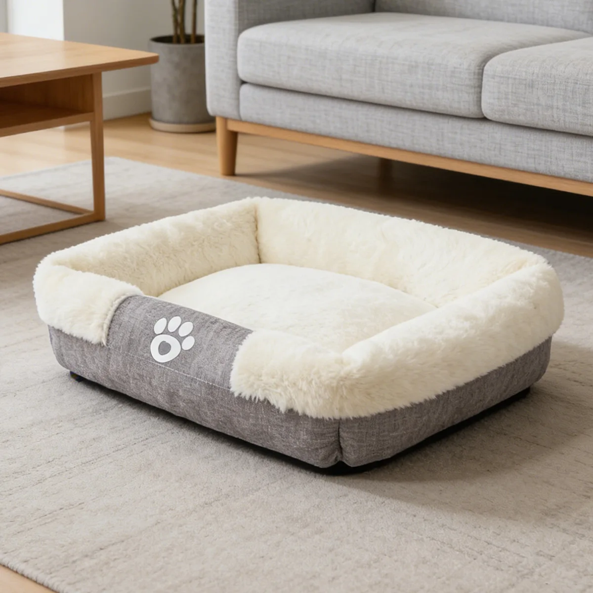 Interior acolchado de la cama para mascotas QiuqiuPetty