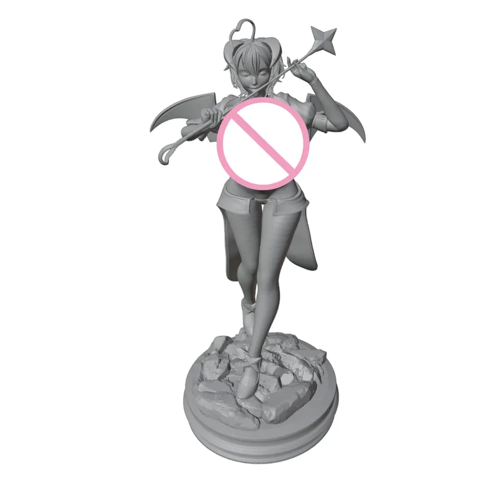 Kits resina gris 3D sin montar ni pintar – Muñeca sexy no gatos perros