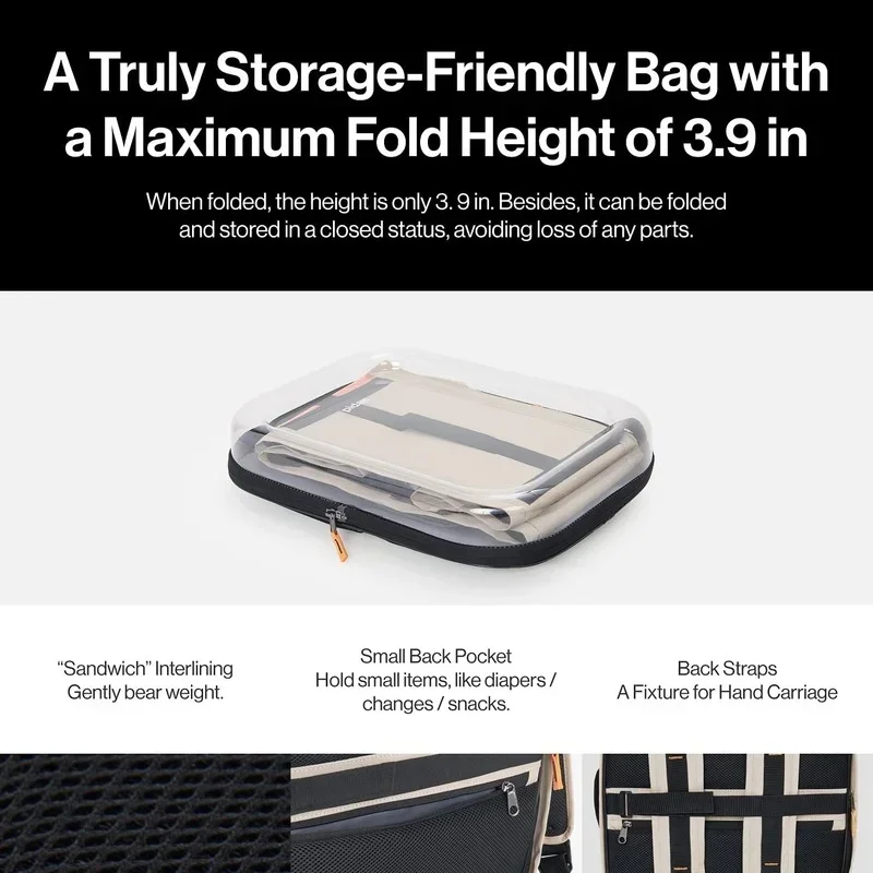 Mochila transportadora para mascotas para gatos, gran espacio para viajes y senderismo, adecuada para gatos grandes y perros pequeños, esay para doblar suministros para gatos - imagen 5