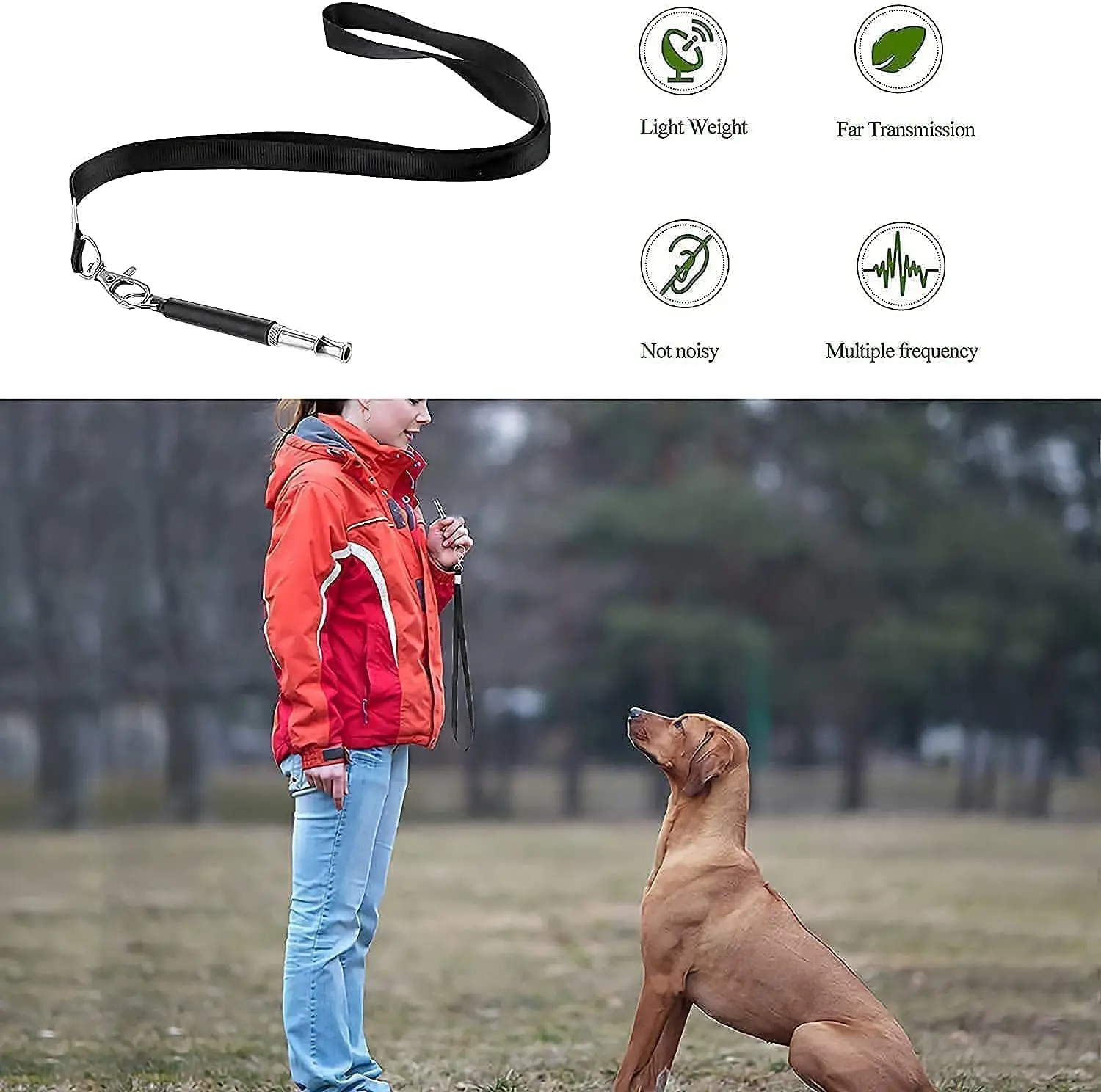 Silbato ultrasónico para perros, animales, dejar de ladrar, entrenamiento, accesorios para mascotas, silbato profesional silencioso para perros - imagen 5