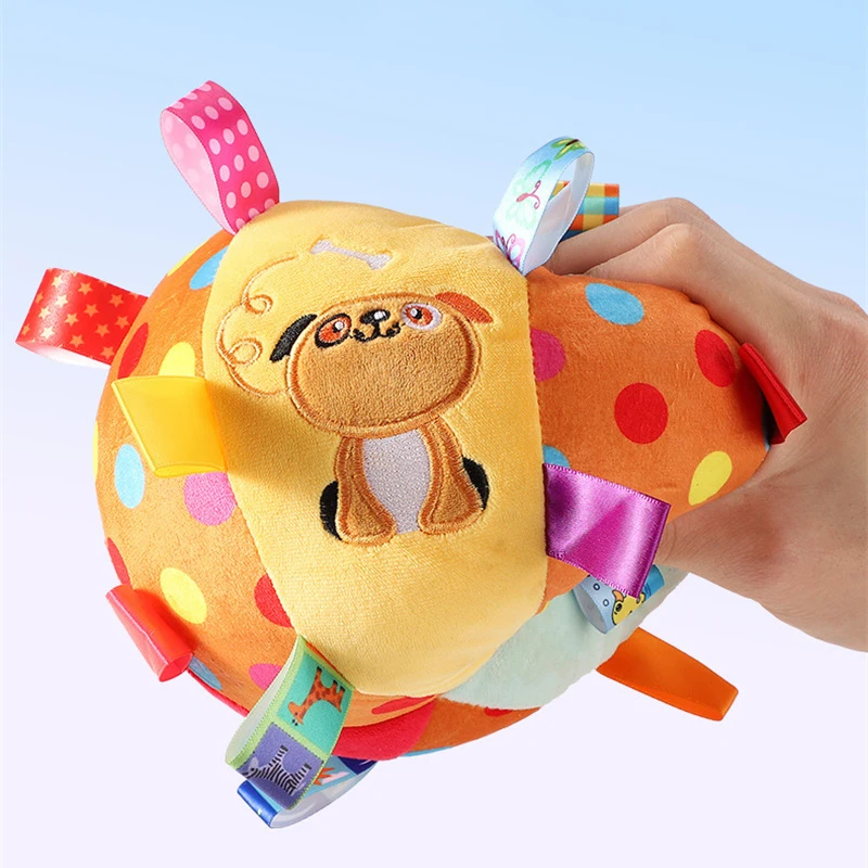 Bola de felpa para perro grande, juguete chirriante de alta calidad para mascotas medianas y grandes, Golden Retriever, Beagle, suministros para mascotas - imagen 3