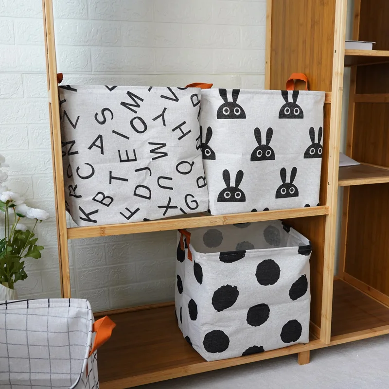 Cesta cuadrada de tela para la colada, organizador de ropa impermeable, de gran capacidad, plegable, para el hogar - imagen 4