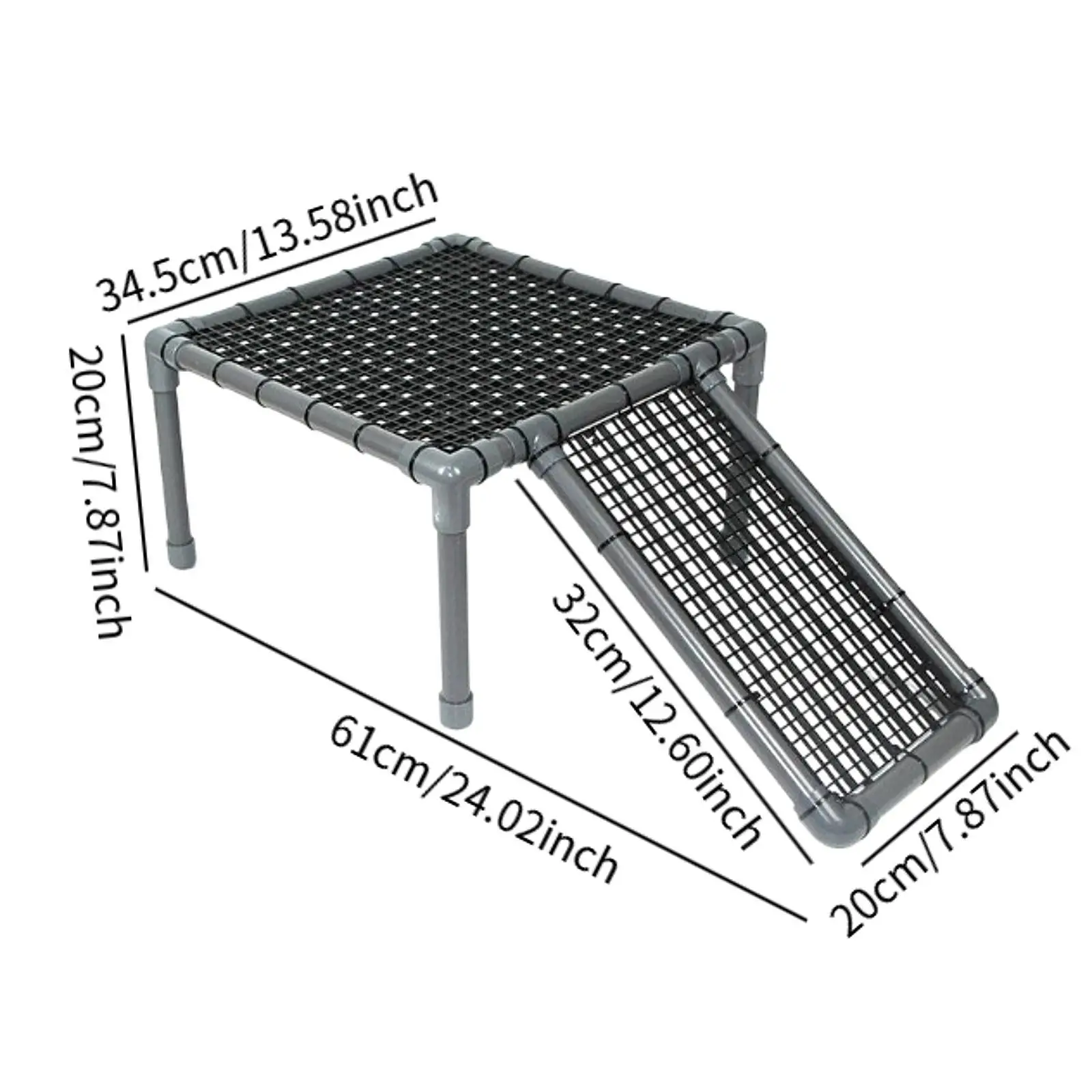 Turtle Basking Platform Reptile Tank Ladder Resting Climbing Shelf Turtle Ramp for Turtles Newts Amphibians Bearded Dragon