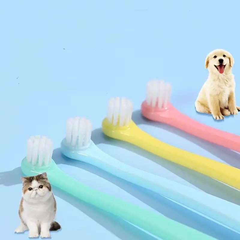Cepillo dental de cabeza pequeña para perros y gatos - Cuidado bucal - imagen 3