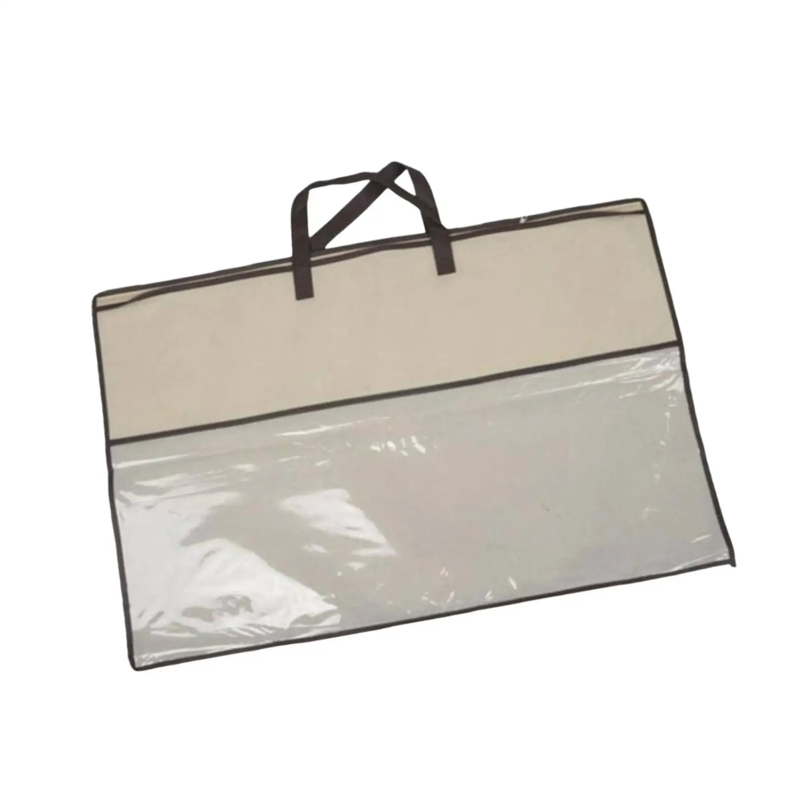 Almohadas, mantas, ropa de cama, bolsa organizadora plegable, contenedor de almacenamiento espacioso para edredón y edredón con cremallera para armario - imagen 5