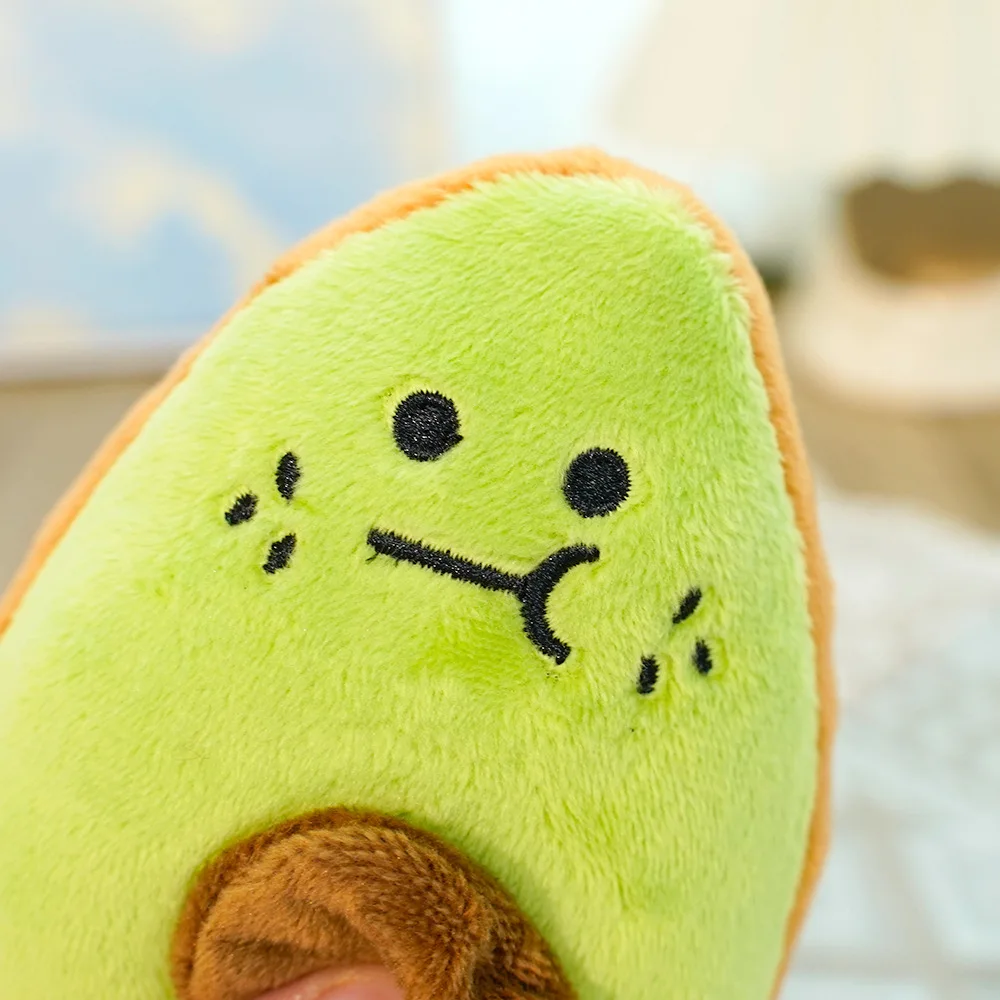 Juguete peluche con sonido aguacate y kiwi para perros y gatos resiste - imagen 5