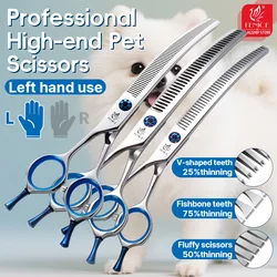 Fenice JP440C tijeras adelgazamiento zurdo peluquería canina