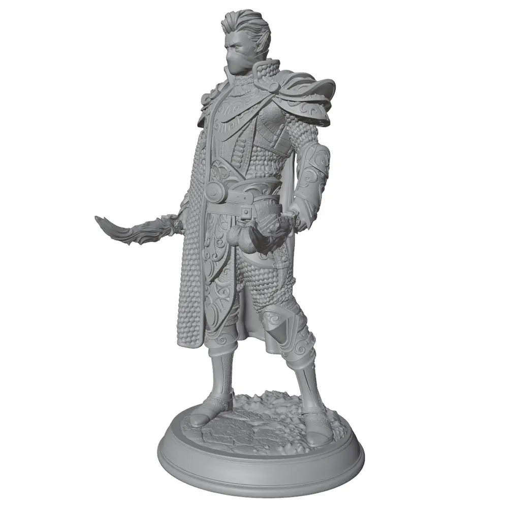 Miniatura de Guerrero con Espada – Modelo 1/24 para Coleccionar y Pintar - imagen 3