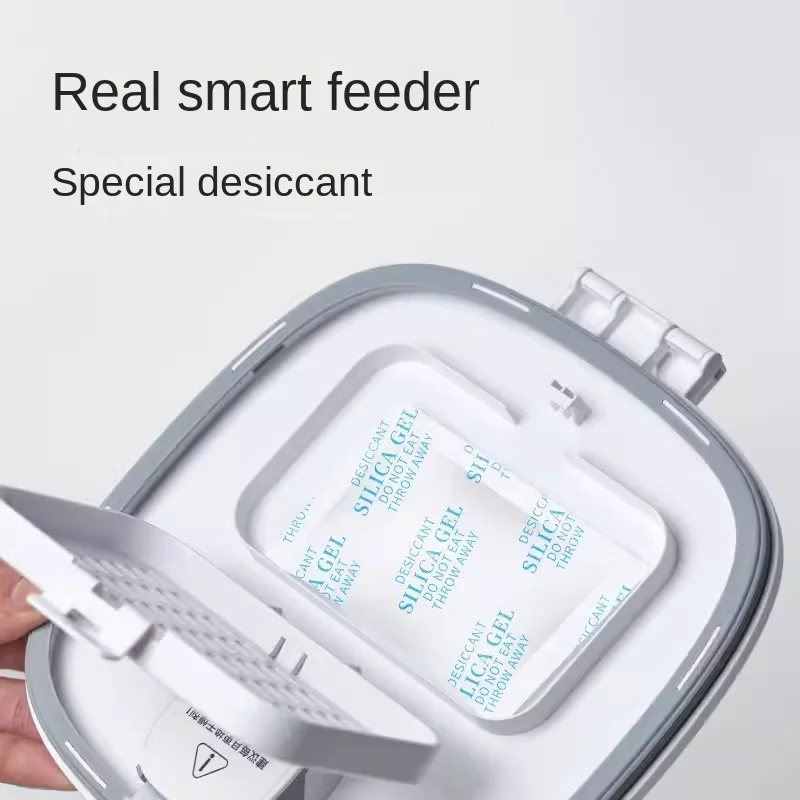 Homerun-alimentador especial desecante para mascotas, comederos automáticos inteligentes, desecante, gran dosis, mantiene la comida seca para gatos, productos para mascotas - imagen 4