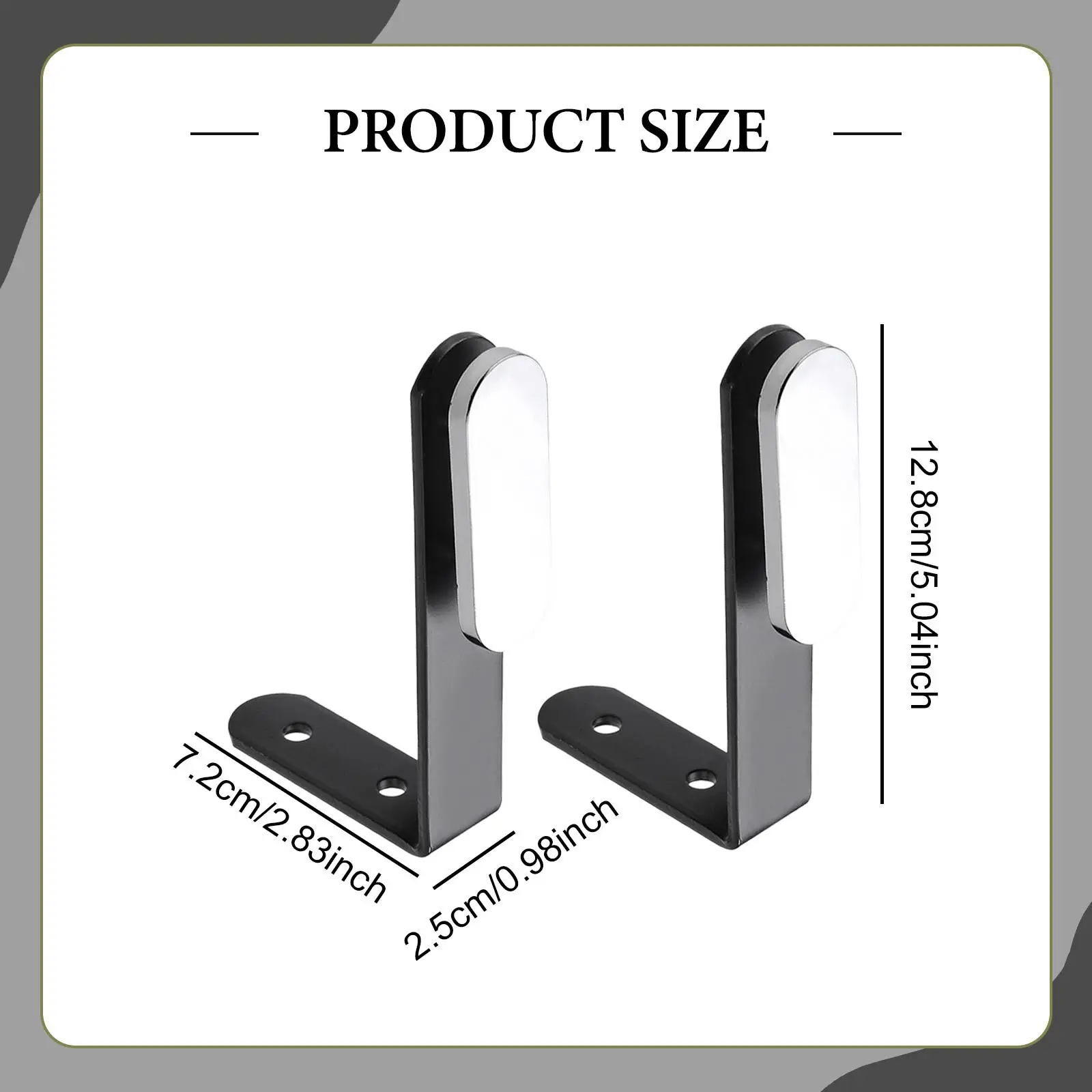 2pcs Desk Divider Clips Practical Structural Support ,Workspace, Screen Divider Clips